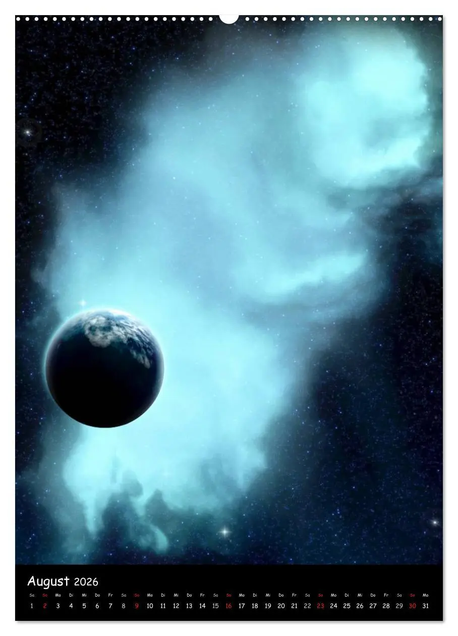 Bild: 9783516469356 | Die Welt der Planeten (Wandkalender 2026 DIN A2 hoch), CALVENDO...