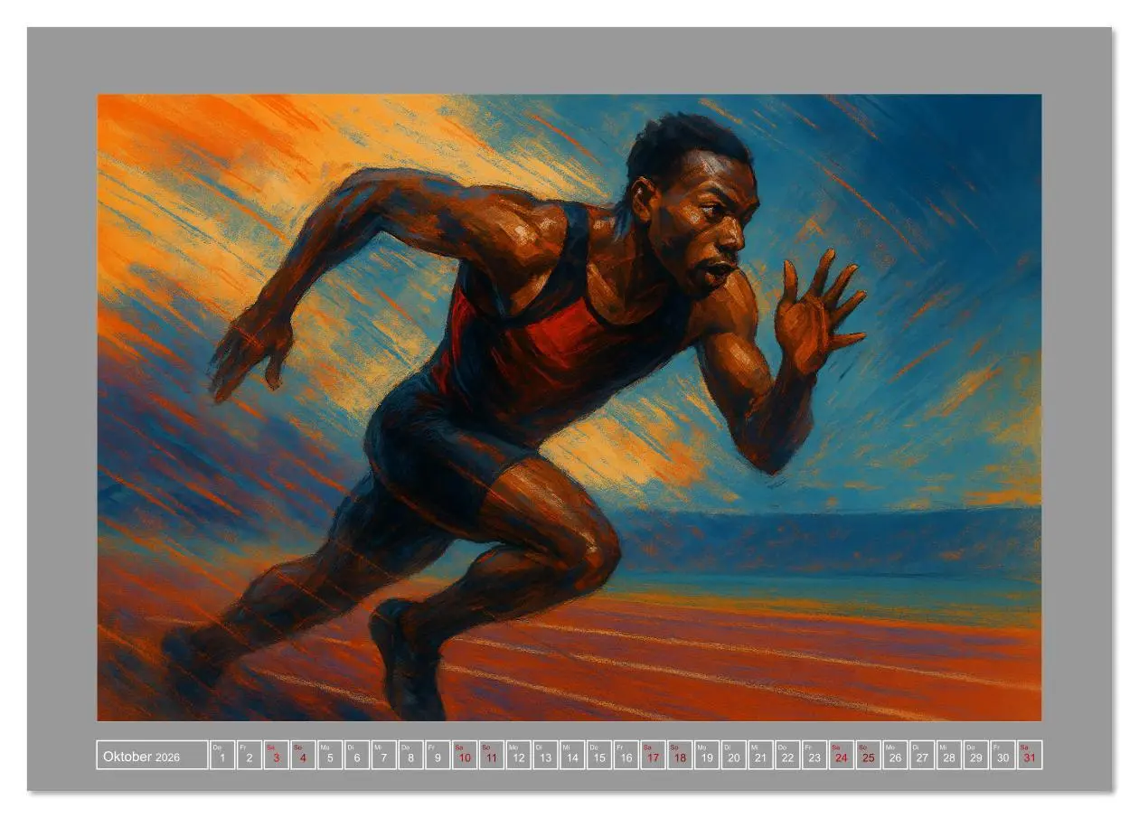 Bild: 9783516609356 | motionART Der Augenblick zählt (Tischkalender 2026 DIN A5 quer),...