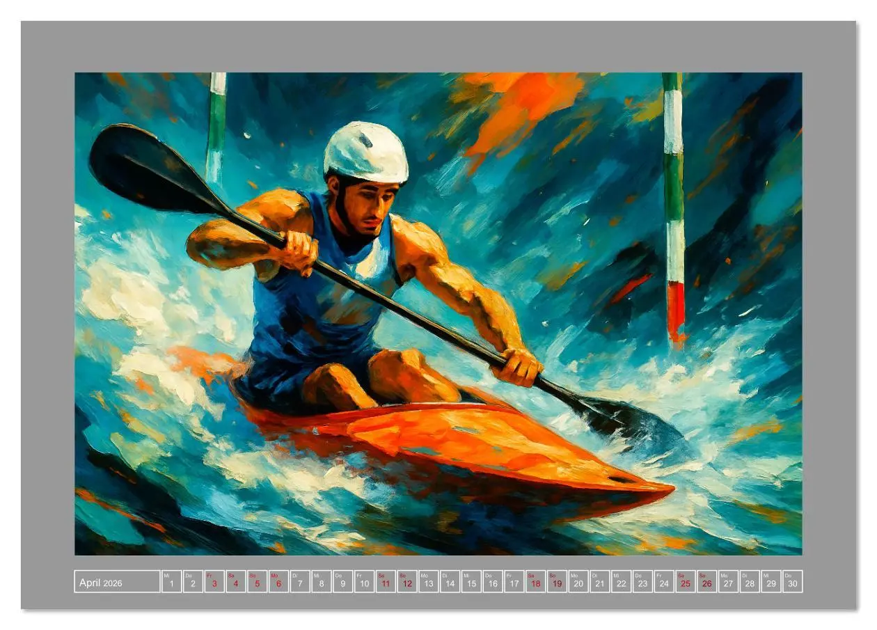 Bild: 9783516609356 | motionART Der Augenblick zählt (Tischkalender 2026 DIN A5 quer),...