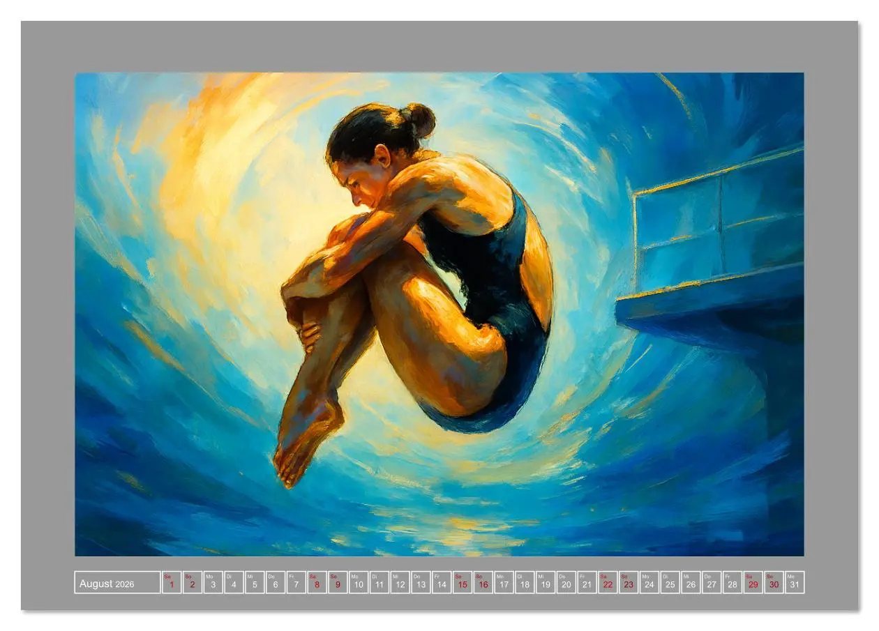 Bild: 9783516609356 | motionART Der Augenblick zählt (Tischkalender 2026 DIN A5 quer),...