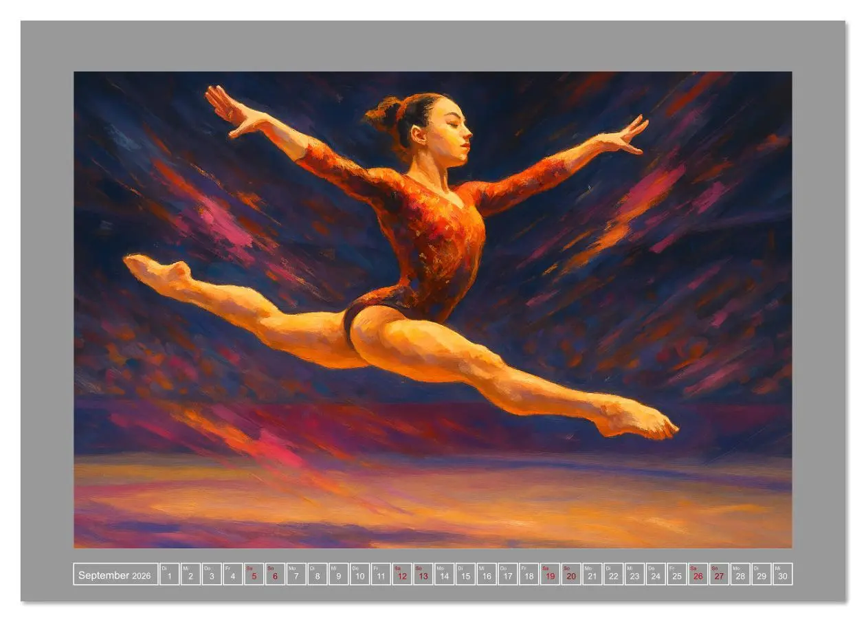 Bild: 9783516609356 | motionART Der Augenblick zählt (Tischkalender 2026 DIN A5 quer),...