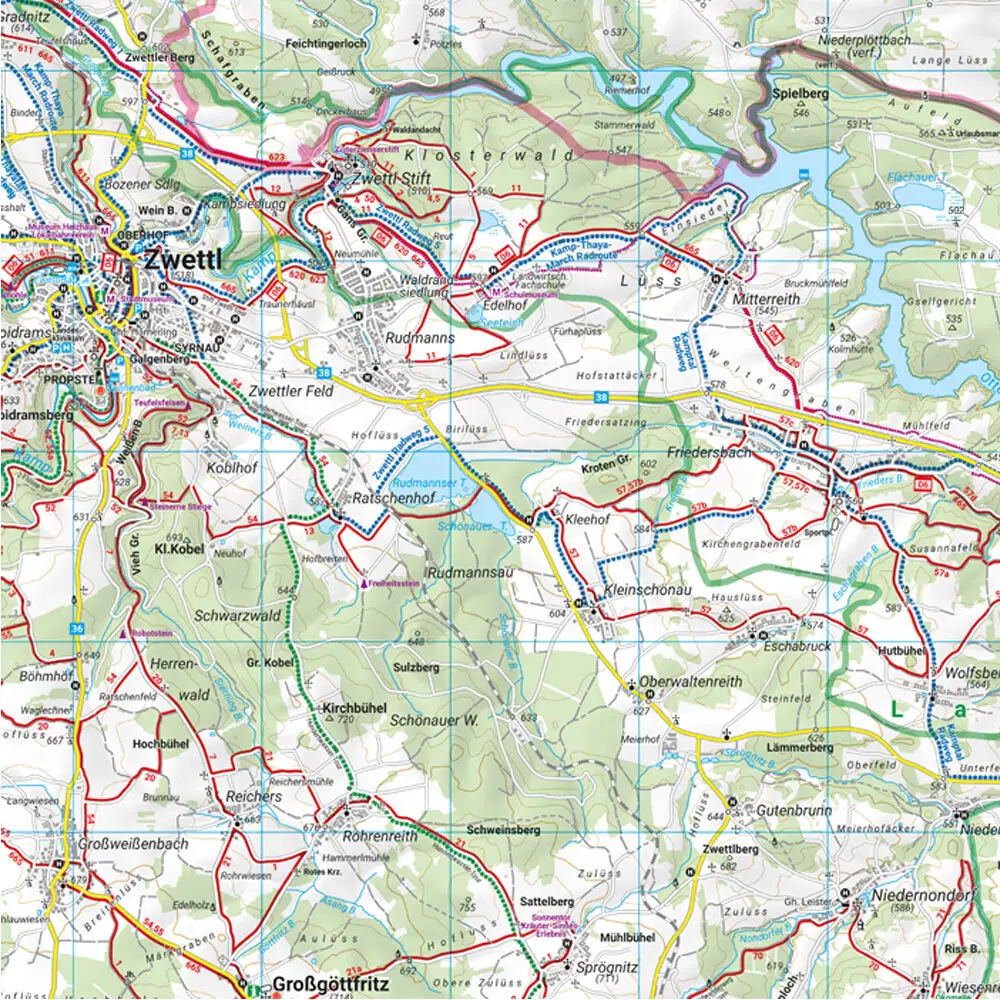Bild: 9783707919356 | freytag &amp; berndt Wanderkarte WK 0074 Kamptal, Zwettl - Horn -...