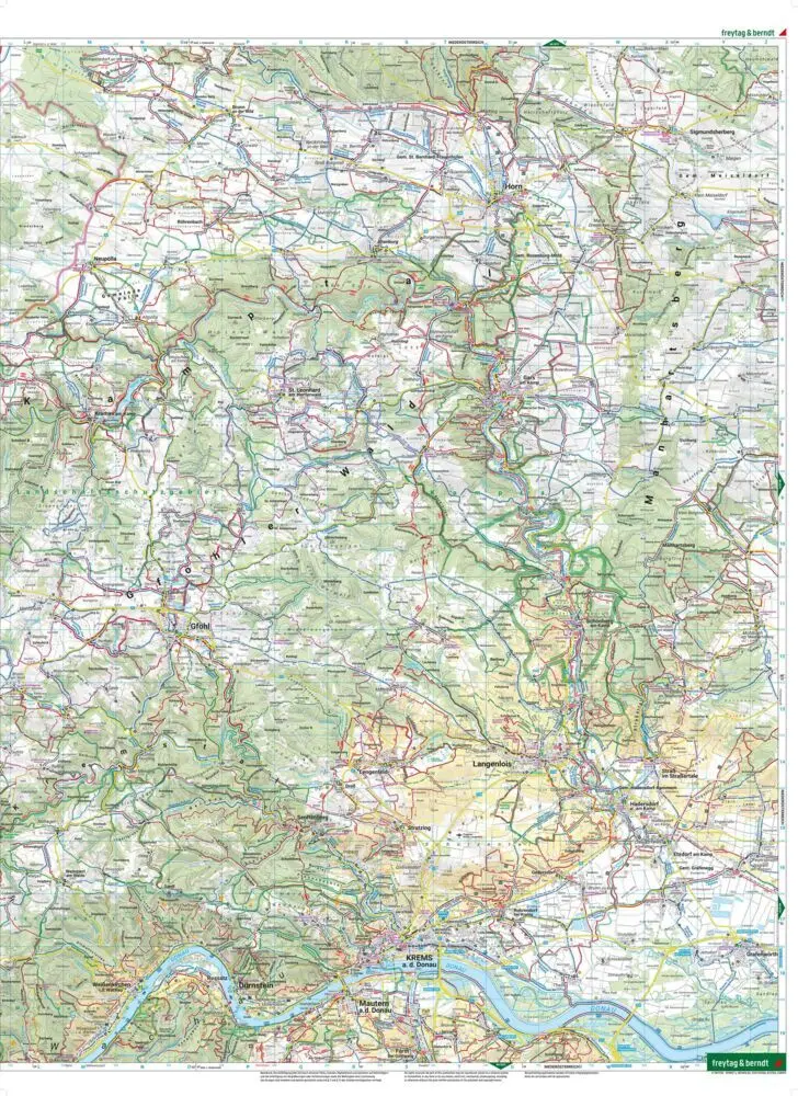 Bild: 9783707919356 | freytag &amp; berndt Wanderkarte WK 0074 Kamptal, Zwettl - Horn -...