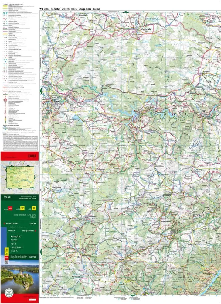 Bild: 9783707919356 | freytag &amp; berndt Wanderkarte WK 0074 Kamptal, Zwettl - Horn -...