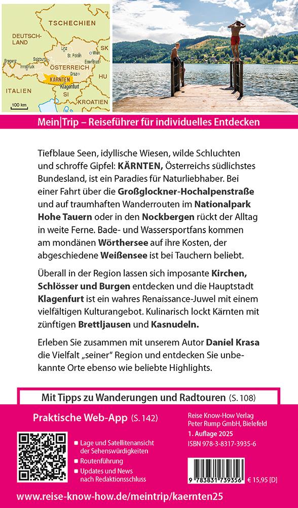 Rückseite: 9783831739356 | Reise Know-How MeinTrip Kärnten | Daniel Krasa | Taschenbuch | 144 S.