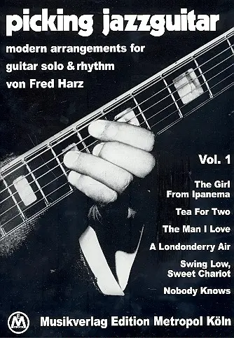 Cover: 9795016379356 | Picking Jazzguitar 1 | Fred Harz | Songbuch (Gitarre) | Buch