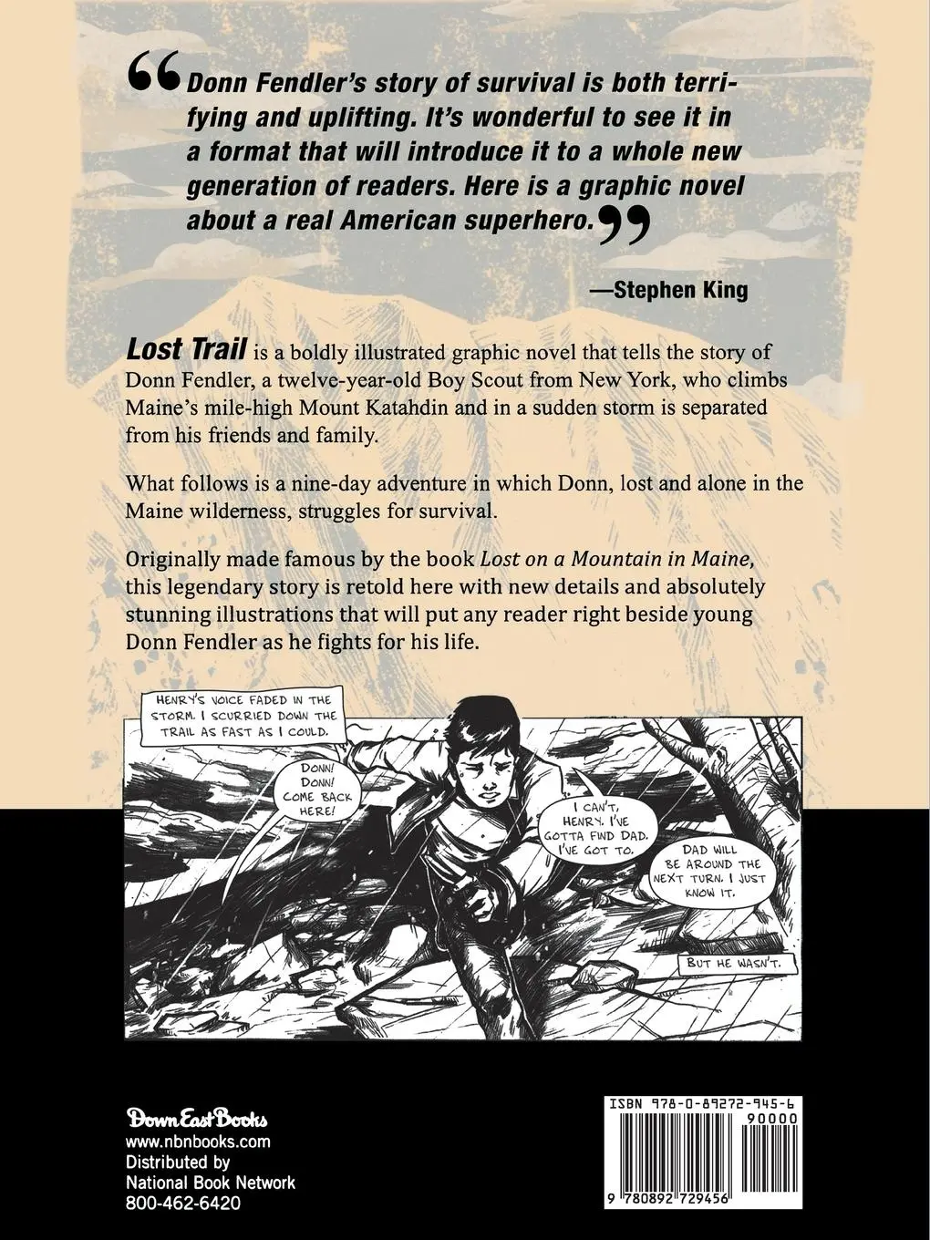Rückseite: 9780892729456 | Lost Trail | Nine Days Alone in the Wilderness | Donn Fendler | Buch