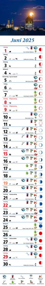 Bild: 9783453239456 | Mondkalender 2025 | Helga Föger | Taschenbuch | Spiralbindung | 2025