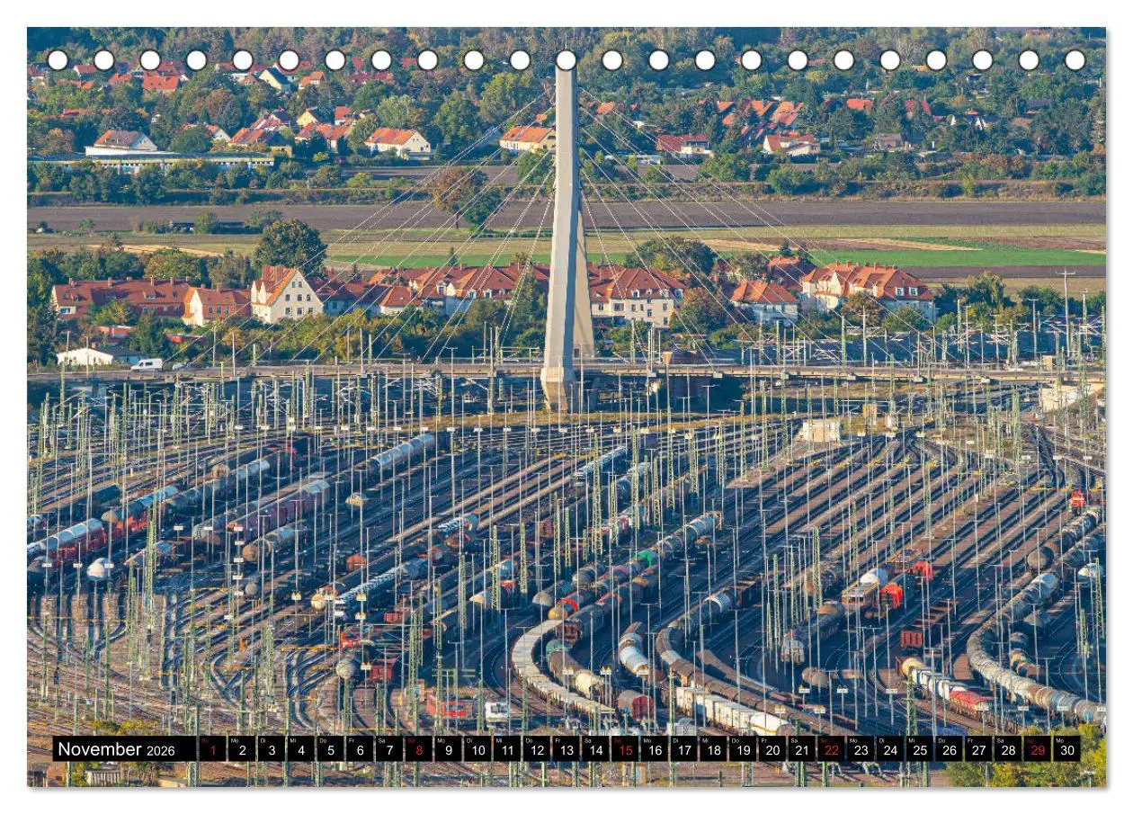 Bild: 9783457749456 | Halle an der Saale von oben (Tischkalender 2026 DIN A5 quer),...