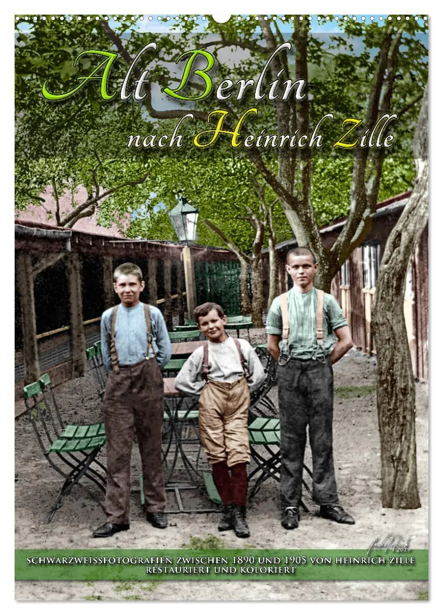 Cover: 9783516389456 | Alt Berlin nach Heinrich Zille in Farbe (Wandkalender 2026 DIN A2...