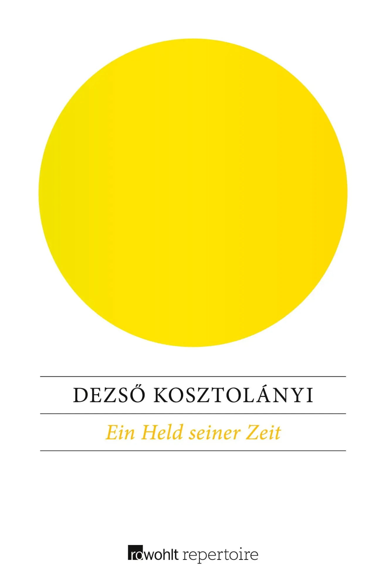 Cover: 9783688109456 | Ein Held seiner Zeit | Die Bekenntnisse des Kornél Esti | Kosztolányi