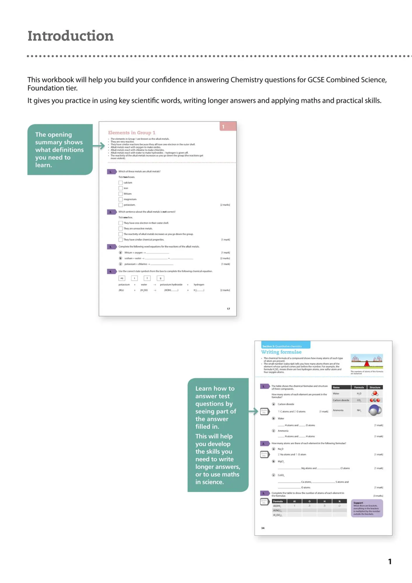 Bild: 9780008189556 | AQA GCSE 9-1 Chemistry for Combined Science Foundation Support...