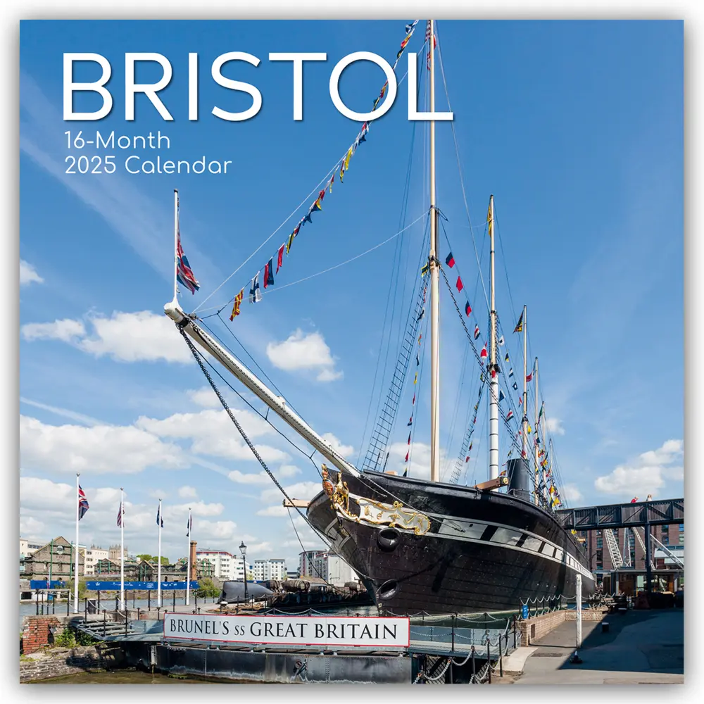 Cover: 9781837889556 | Bristol 2025 - 16-Monatskalender | The Gifted Stationery Co. Ltd
