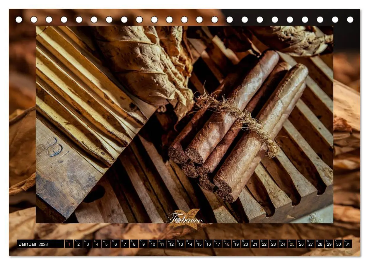 Bild: 9783457979556 | Tobacco - Genuss und Flair der Tabakkultur (Tischkalender 2026 DIN...