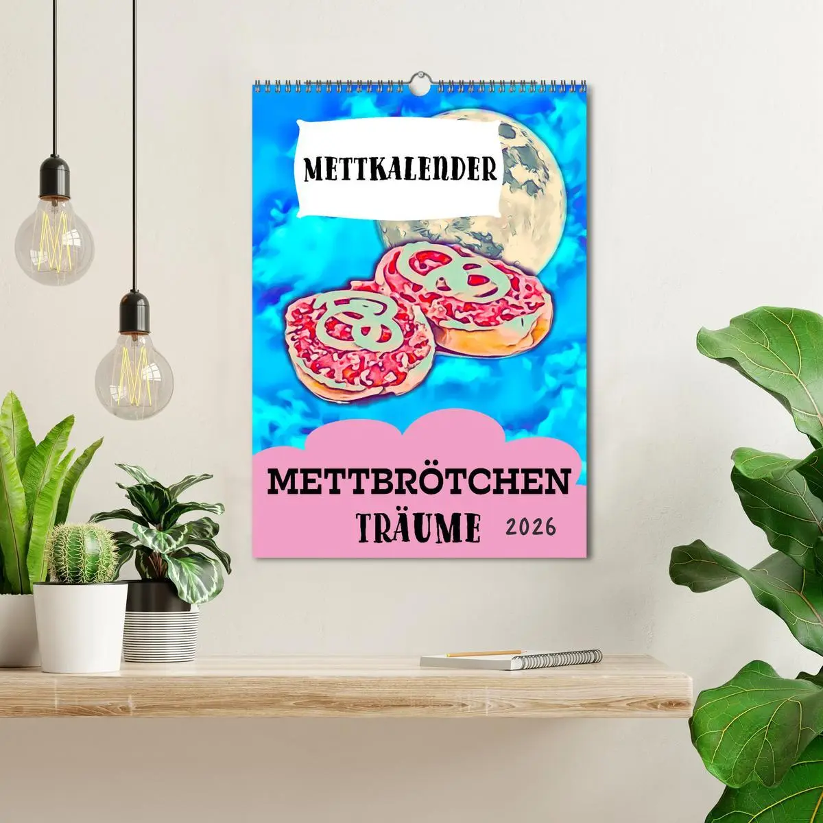 Bild: 9783516379556 | Mettbrötchen Träume - Mettkalender (Wandkalender 2026 DIN A3 hoch),...