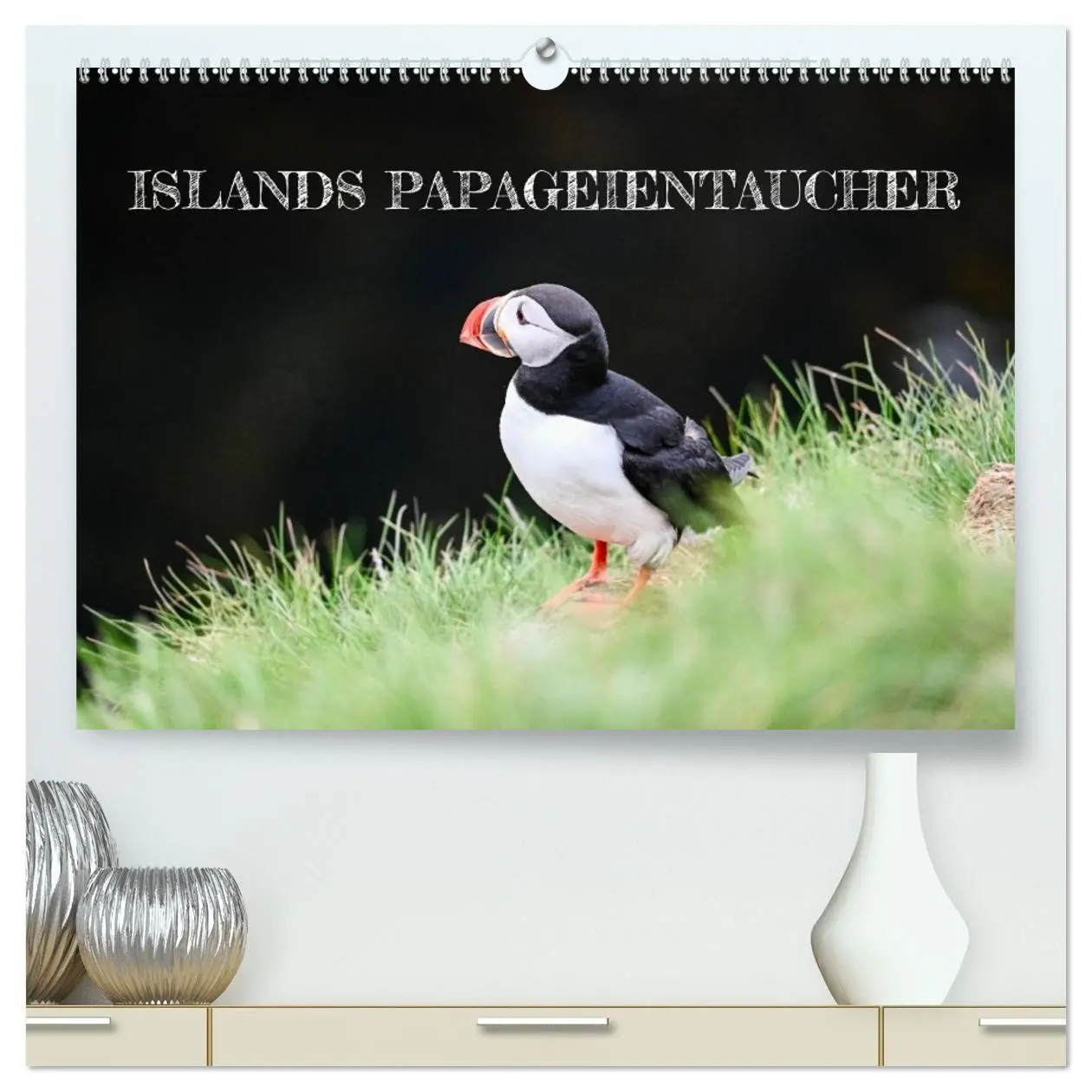 Cover: 9783516689556 | Islands Papageientaucher (hochwertiger Premium Wandkalender 2026...
