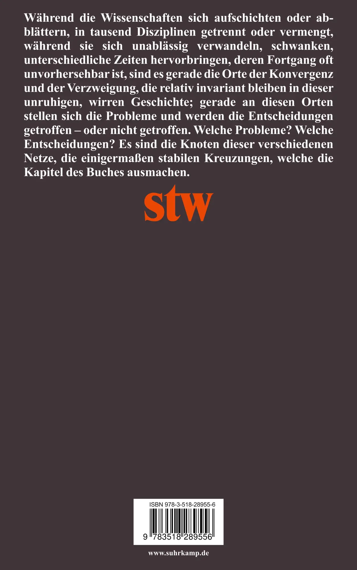 Rückseite: 9783518289556 | Elemente einer Geschichte der Wissenschaften | Michel Serres | Buch