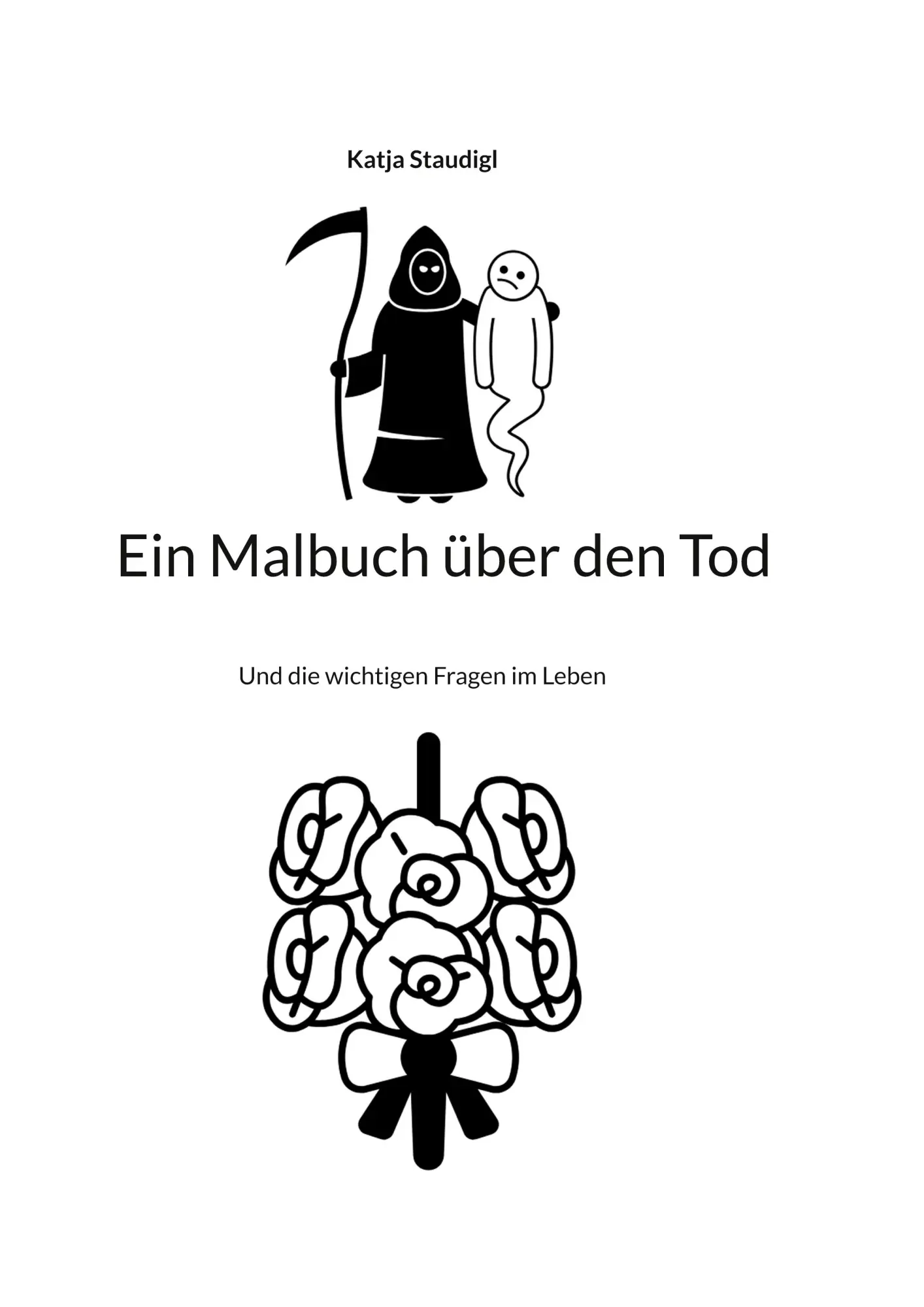 Cover: 9783696709556 | Ein Malbuch über den Tod | Und die wichtigen Fragen im Leben | Buch