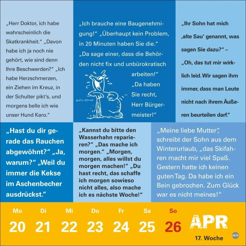 Bild: 9783756409556 | Witze fürs Klo Kalender 2026 | Kalender | Spiralbindung | 58 S. | 2026