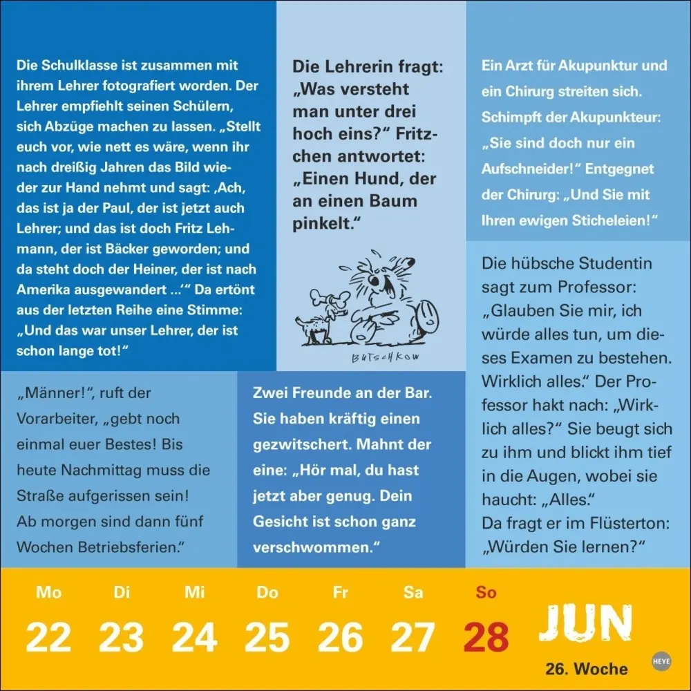 Bild: 9783756409556 | Witze fürs Klo Kalender 2026 | Kalender | Spiralbindung | 58 S. | 2026