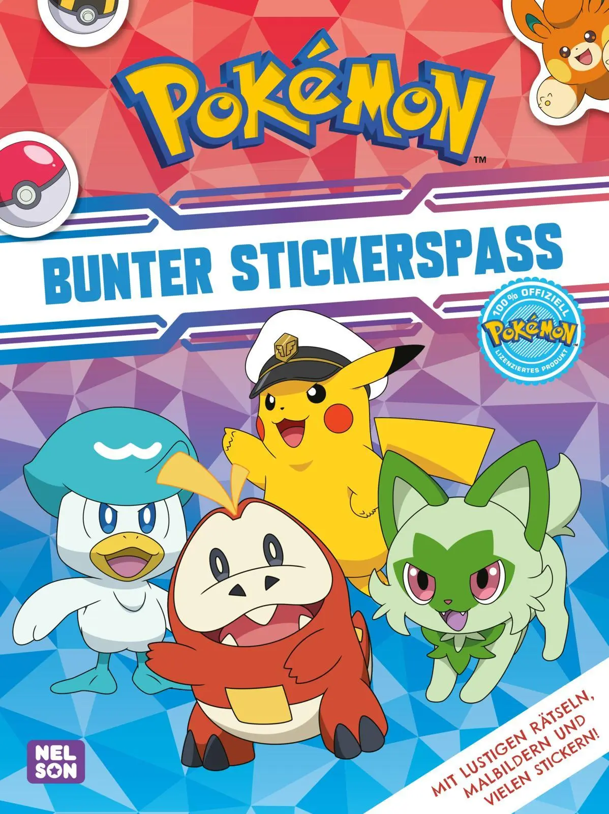 Cover: 9783845129556 | Pokémon Activity-Buch: Bunter Stickerspaß | Taschenbuch | 24 S. | 2025