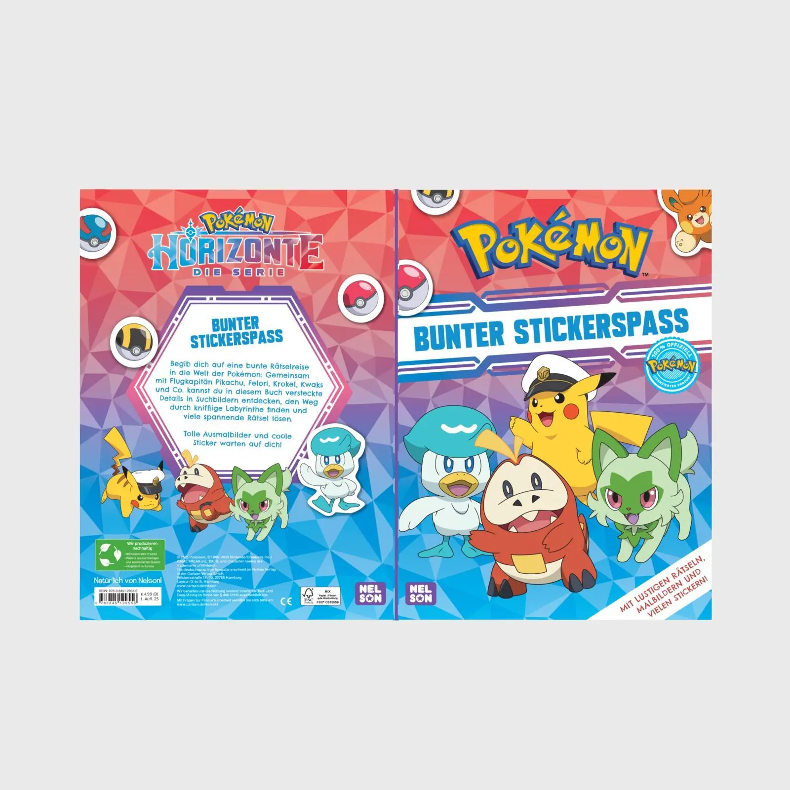Bild: 9783845129556 | Pokémon Activity-Buch: Bunter Stickerspaß | Taschenbuch | 24 S. | 2025
