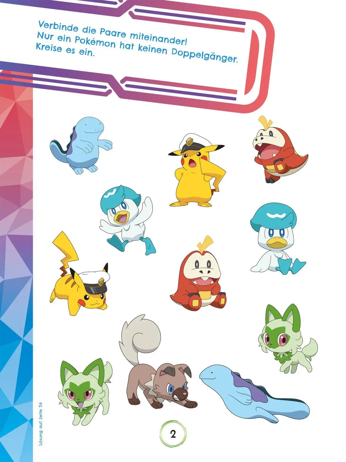 Bild: 9783845129556 | Pokémon Activity-Buch: Bunter Stickerspaß | Taschenbuch | 24 S. | 2025