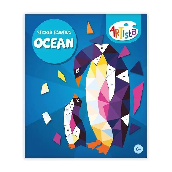 Cover: 7640409429656 | Sticker Painting Buch Ocean (MQ3) | Herausgegeben von ARTISTA | Spiel