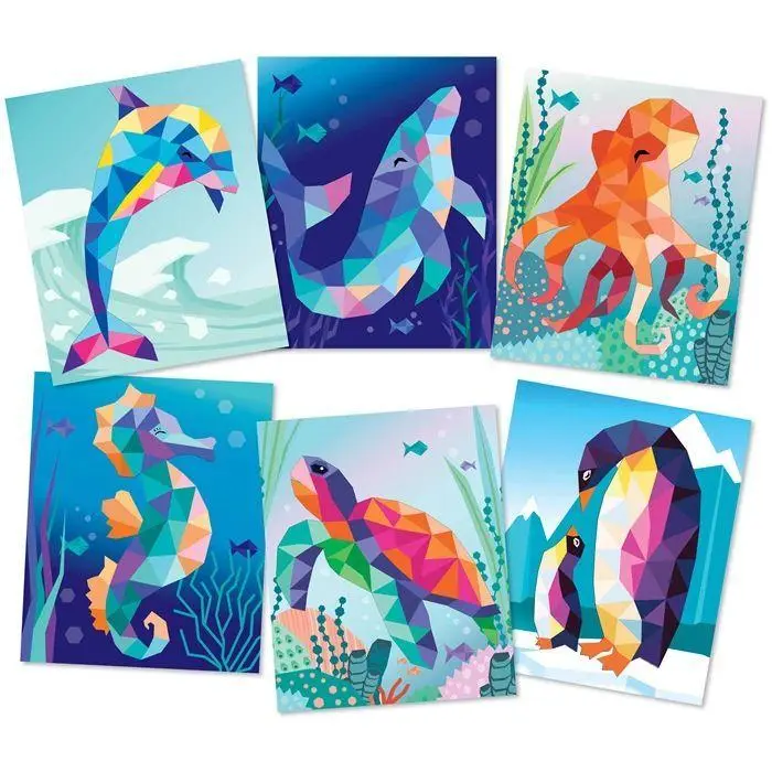 Bild: 7640409429656 | Sticker Painting Buch Ocean (MQ3) | Herausgegeben von ARTISTA | Spiel