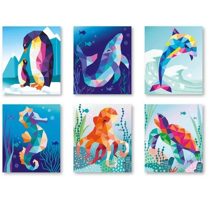 Bild: 7640409429656 | Sticker Painting Buch Ocean (MQ3) | Herausgegeben von ARTISTA | Spiel