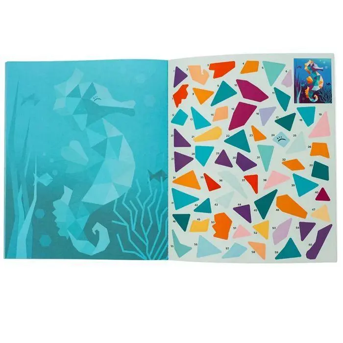 Bild: 7640409429656 | Sticker Painting Buch Ocean (MQ3) | Herausgegeben von ARTISTA | Spiel