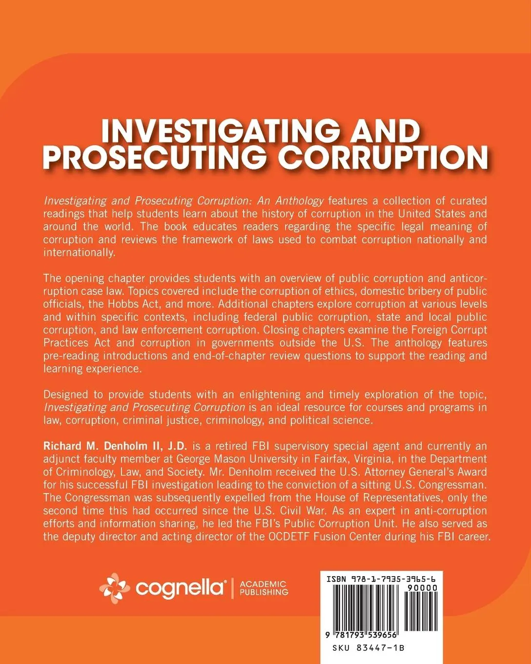 Rückseite: 9781793539656 | Investigating and Prosecuting Corruption | An Anthology | II | Buch