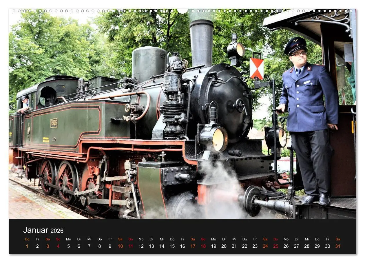 Bild: 9783457899656 | Dampflok-Nostalgie - 2026 schwergewichtige Lokomotiven...