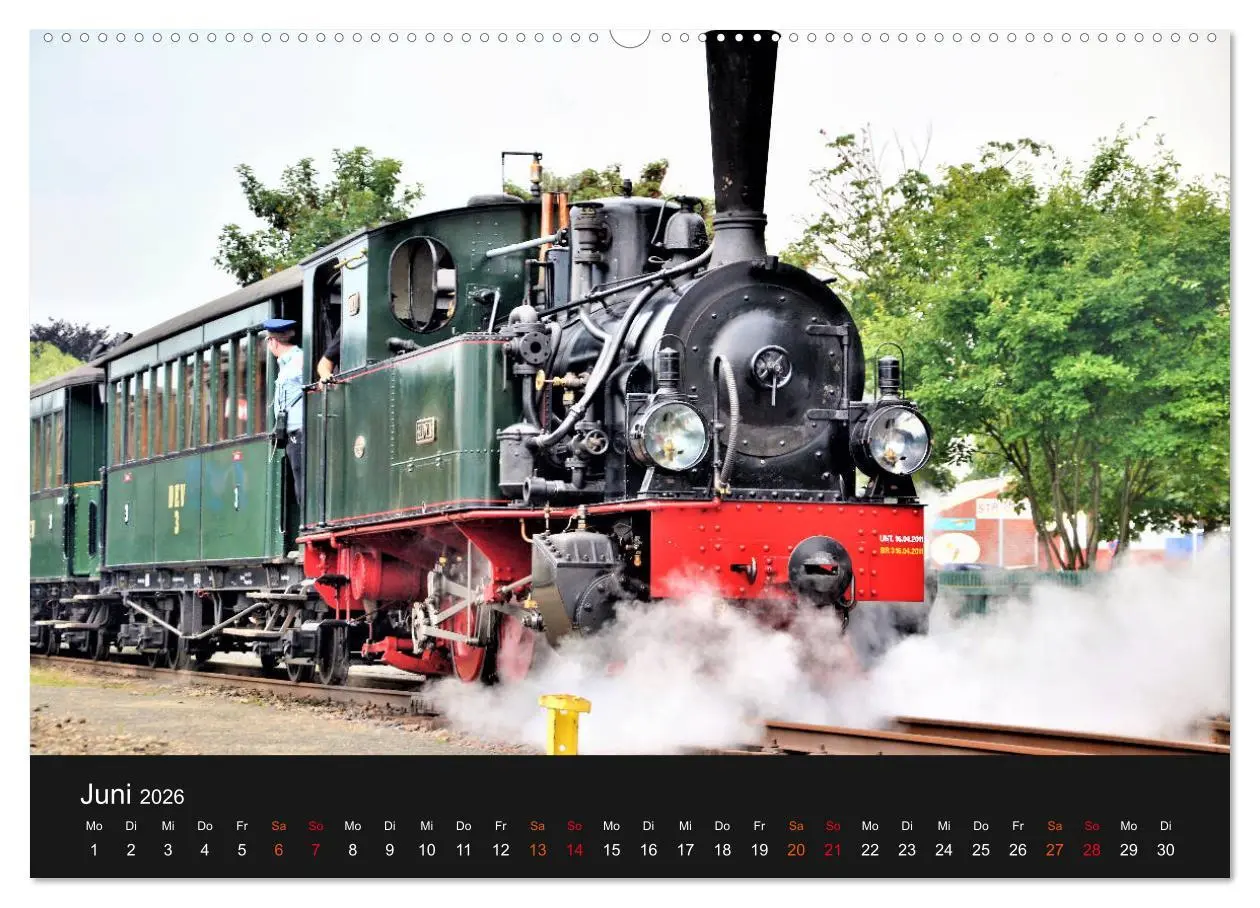 Bild: 9783457899656 | Dampflok-Nostalgie - 2026 schwergewichtige Lokomotiven...