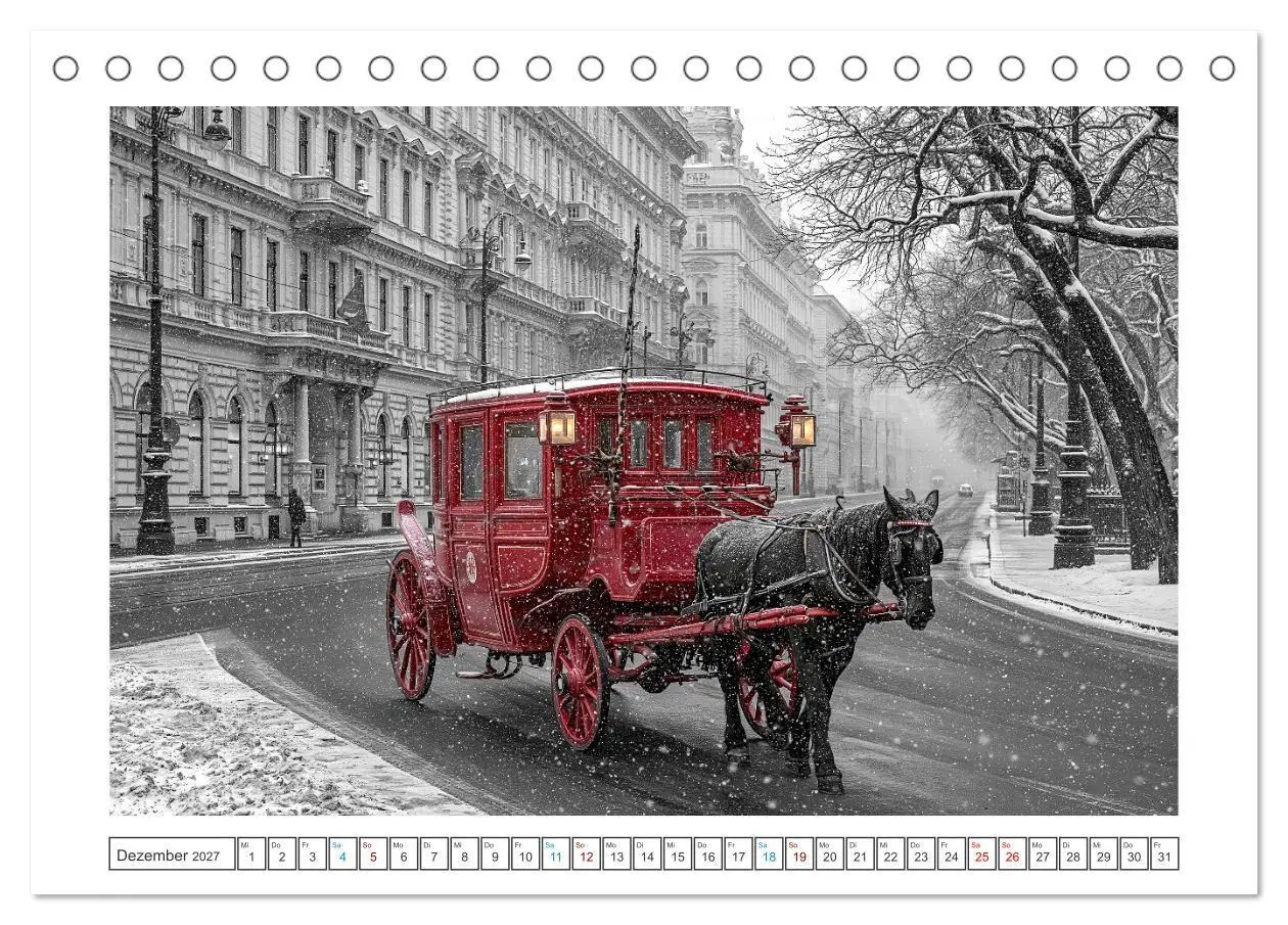 Bild: 9783594279656 | Fernweh in Rot (Tischkalender 2027 DIN A5 quer), CALVENDO...