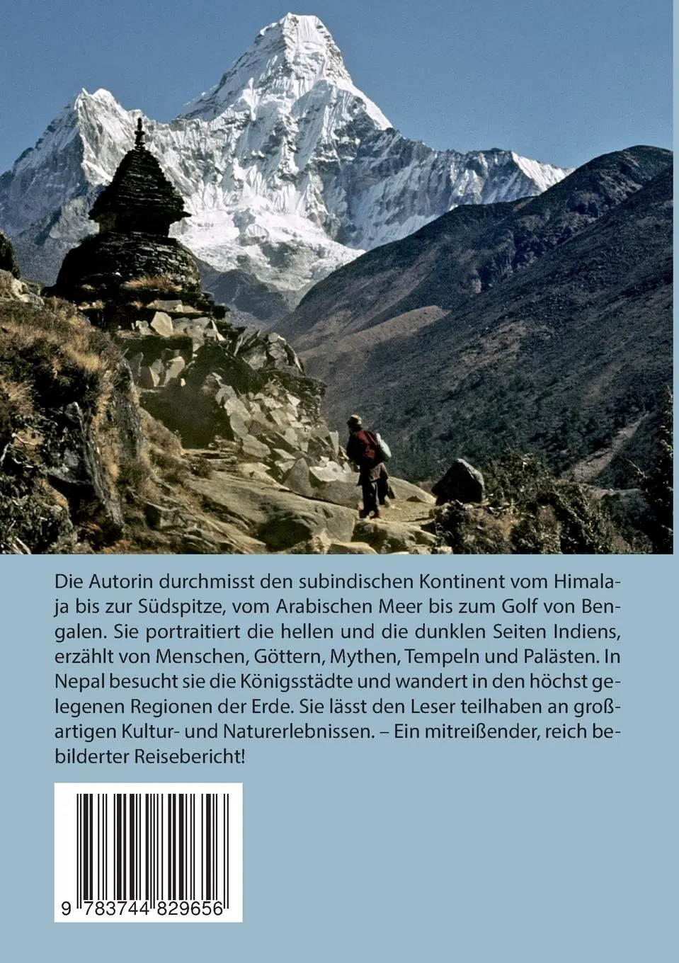 Rückseite: 9783744829656 | Reisen durch Indien und Nepal | Mechthild Venjakob | Taschenbuch