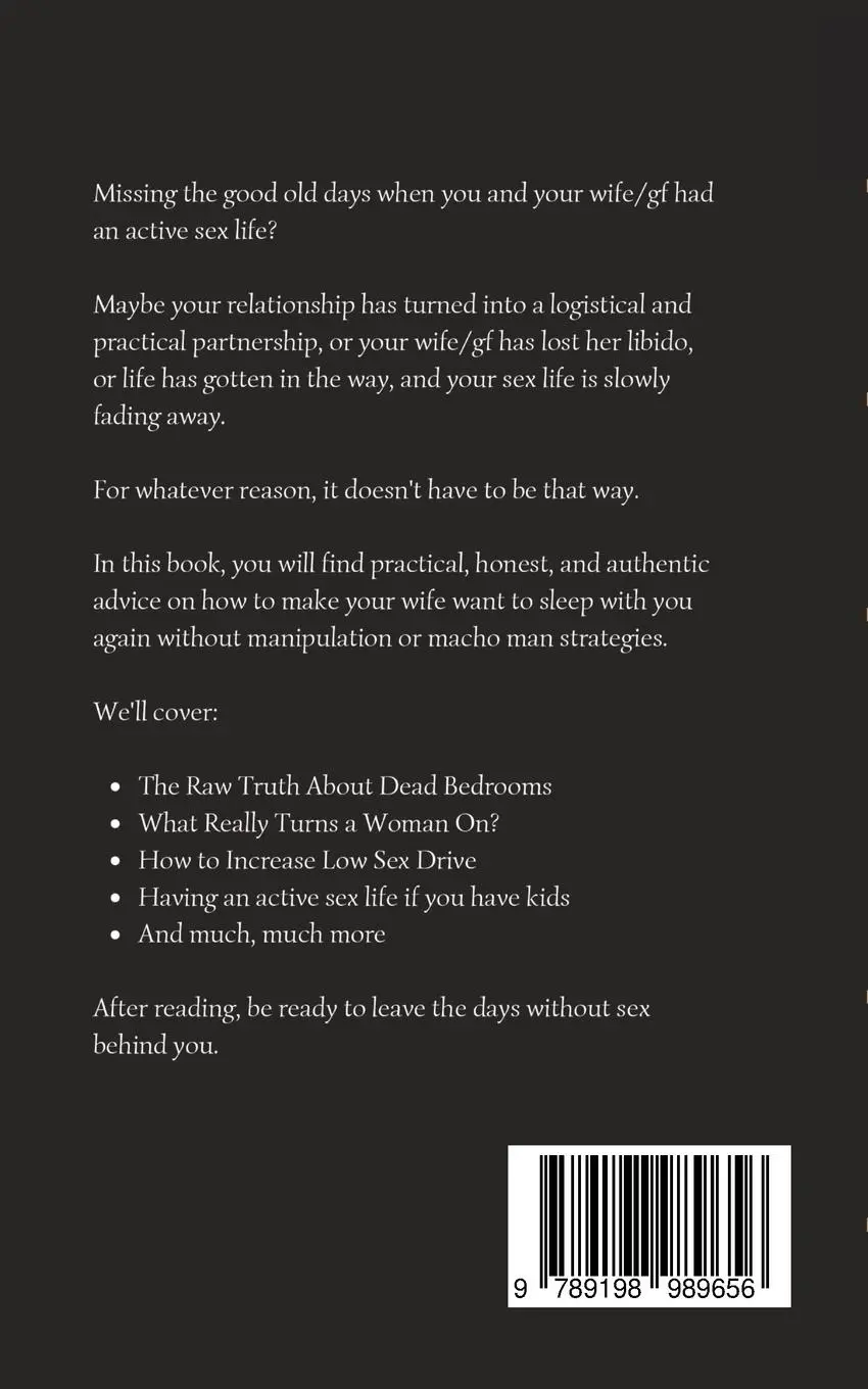 Rückseite: 9789198989656 | Sex Life Guide for Single Men | Get laid in Your 30s &amp; 40s | Lewis