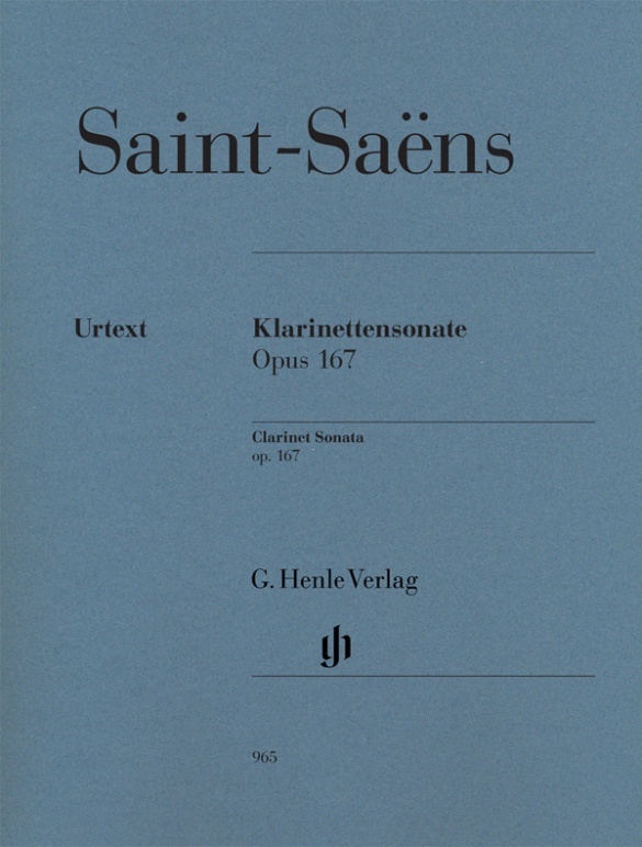 Cover: 9790201809656 | Camille Saint-Saëns - Klarinettensonate op. 167 | Peter Jost | Buch