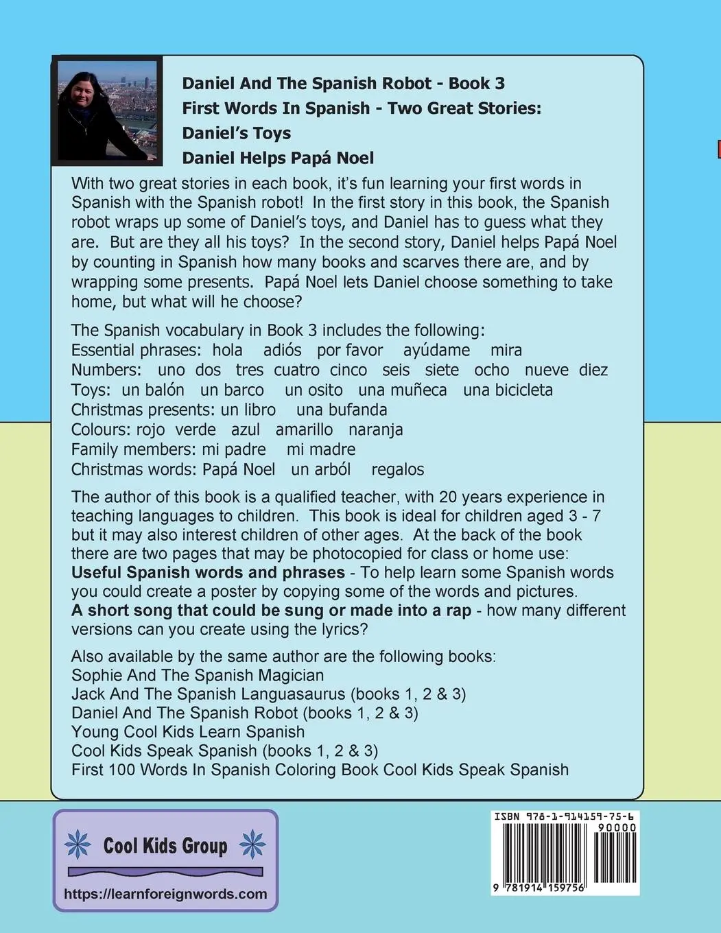 Rückseite: 9781914159756 | Daniel And The Spanish Robot - Book 3 | Joanne Leyland | Taschenbuch