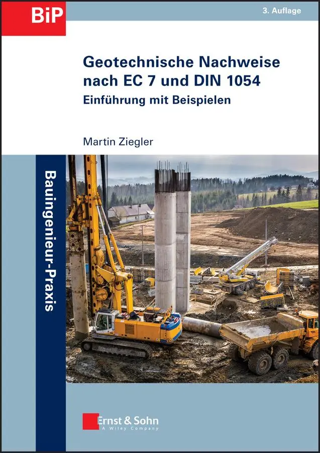 Cover: 9783433029756 | Geotechnische Nachweise nach EC 7 und DIN 1054 | Martin Ziegler | Buch