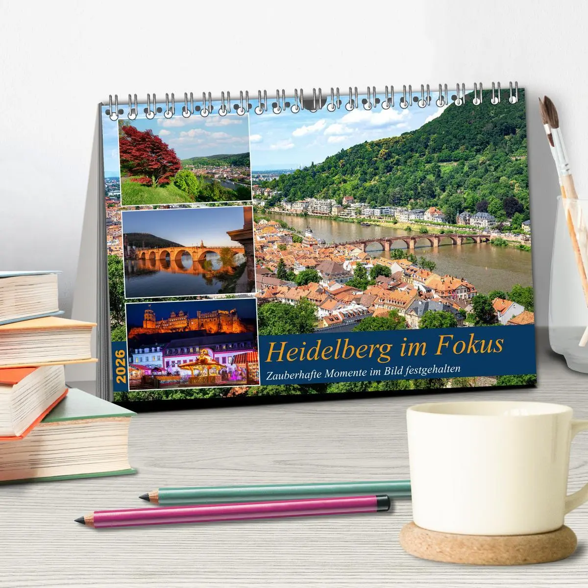 Bild: 9783457269756 | Heidelberg im Fokus (Tischkalender 2026 DIN A5 quer), CALVENDO...