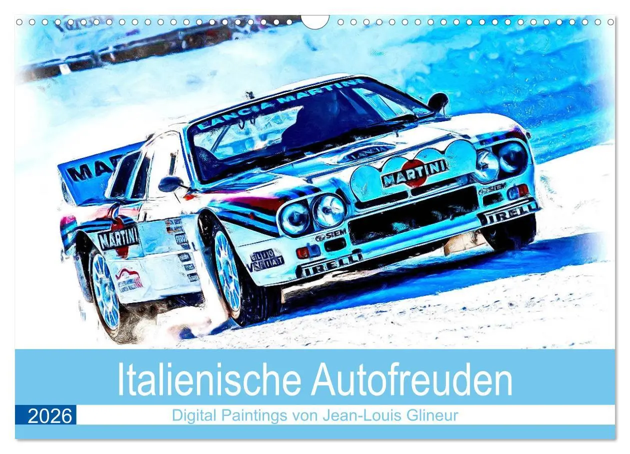 Cover: 9783457649756 | Italienische Autofreuden (Wandkalender 2026 DIN A3 quer), CALVENDO...