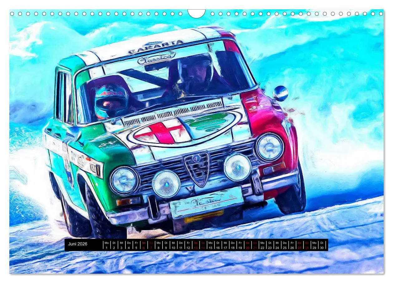 Bild: 9783457649756 | Italienische Autofreuden (Wandkalender 2026 DIN A3 quer), CALVENDO...