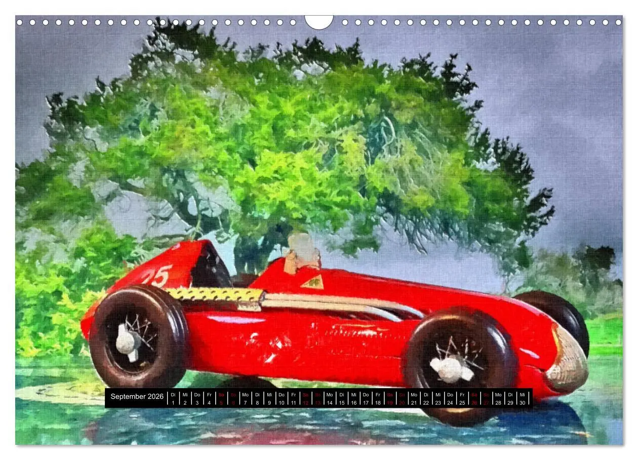 Bild: 9783457649756 | Italienische Autofreuden (Wandkalender 2026 DIN A3 quer), CALVENDO...