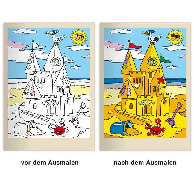 Bild: 9783473489756 | Malen nach Zahlen - Ferien | Katja Weikenmeier (u. a.) | Taschenbuch