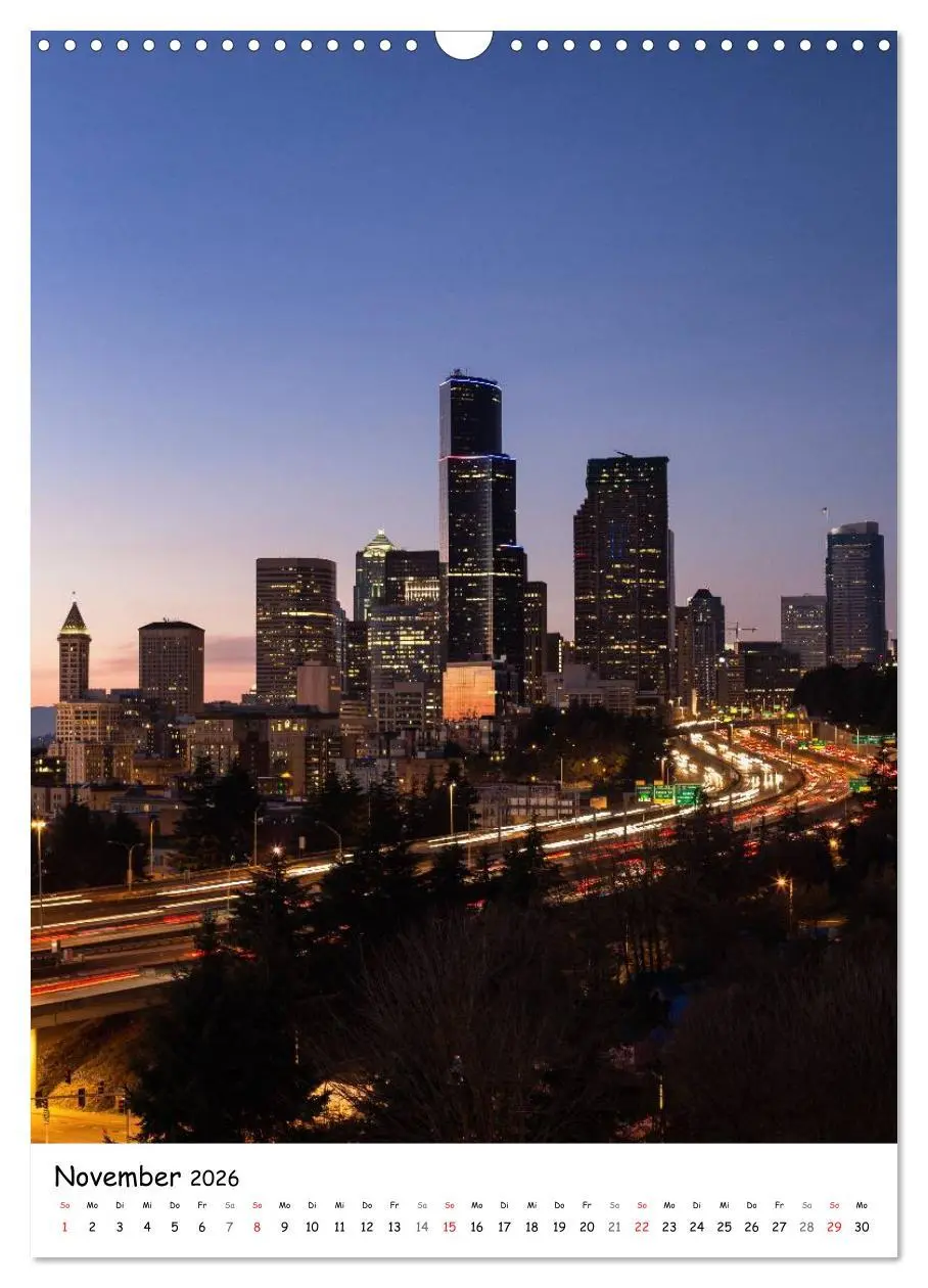 Bild: 9783516429756 | Seattle - Moderne Stadt des Nordwestens (Wandkalender 2026 DIN A3...