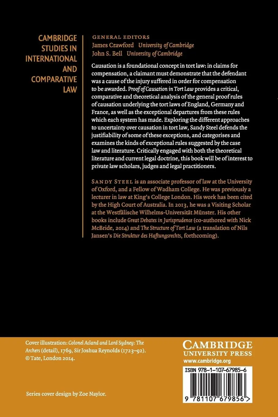 Rückseite: 9781107679856 | Proof of Causation in Tort Law | Sandy Steel | Taschenbuch | Englisch