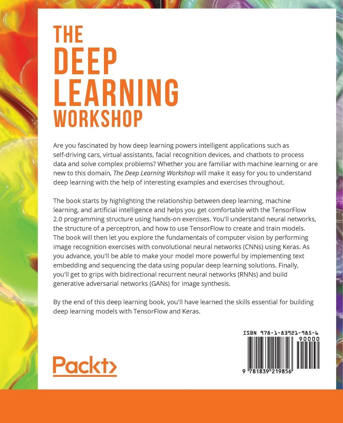 Rückseite: 9781839219856 | The Deep Learning Workshop | Mirza Rahim Baig (u. a.) | Taschenbuch