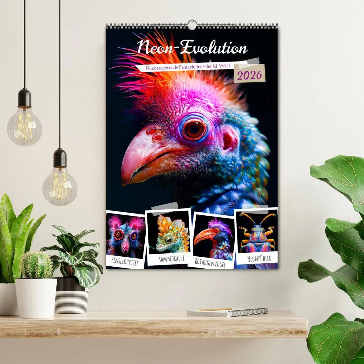 Bild: 9783516279856 | Neon-Evolution - Fluoreszierende Fantasietiere der KI-Welt...