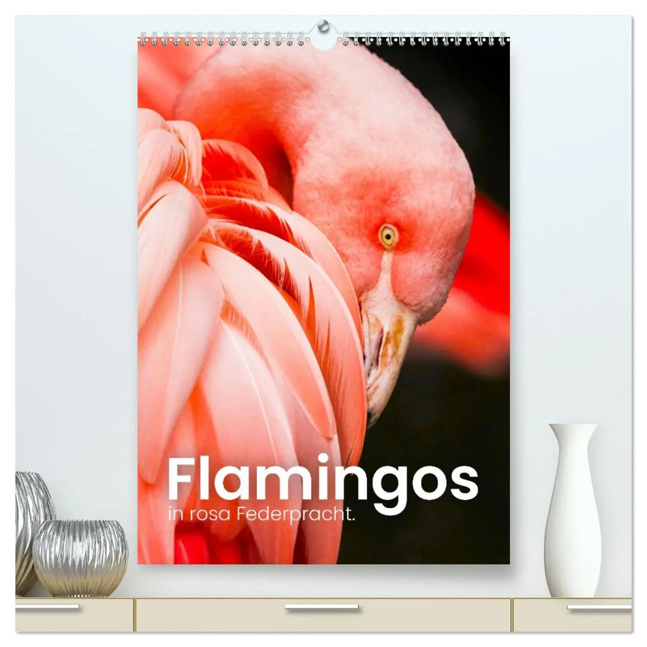 Cover: 9783516349856 | Flamingos in rosa Federpracht. (hochwertiger Premium Wandkalender...